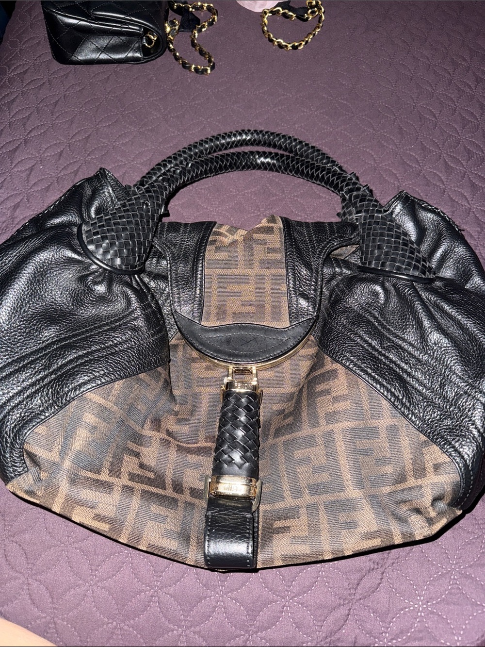 Authentic Fendi Zucca Handbag